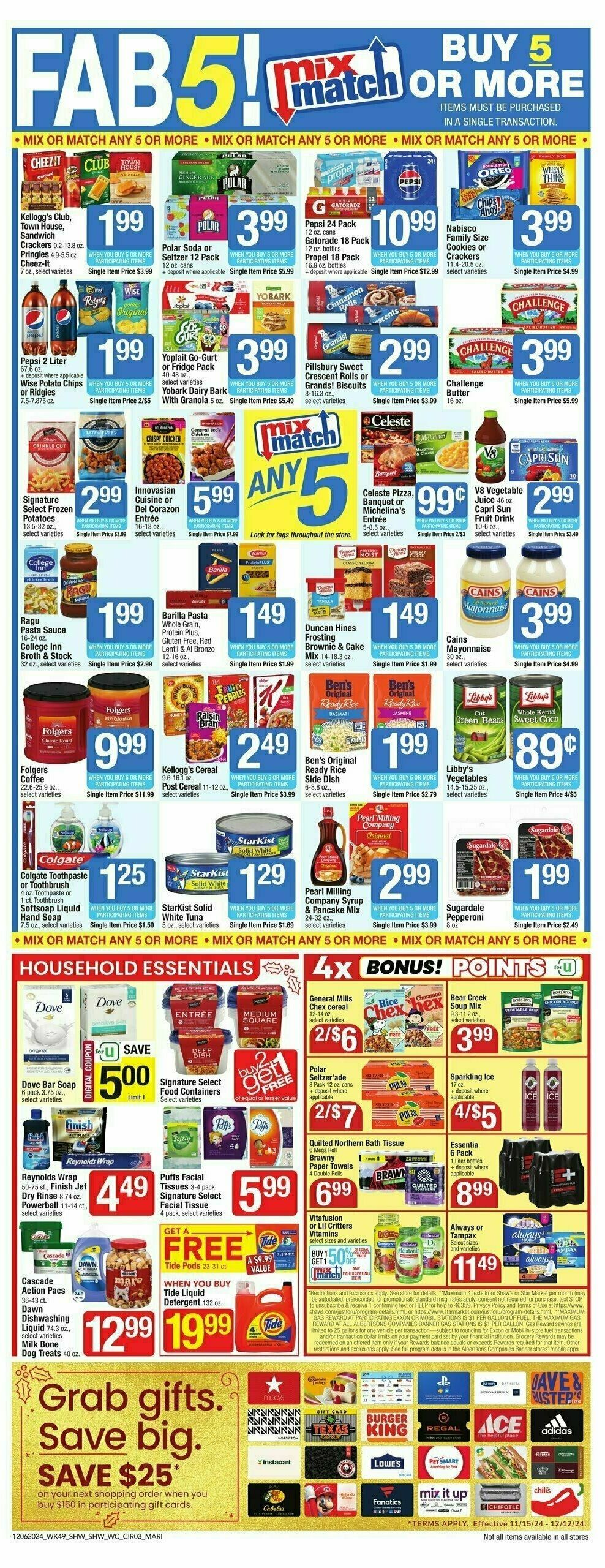 Shaw's Weekly Ad from December 6