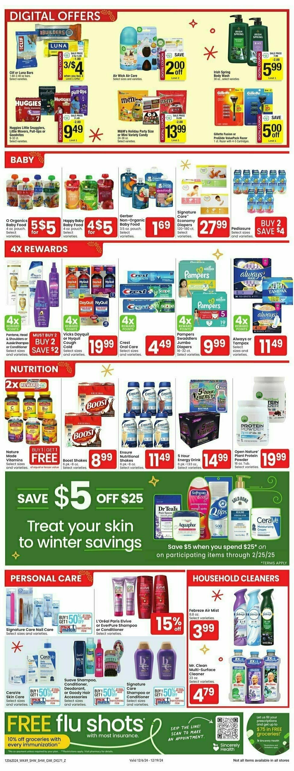 Shaw's Weekly Ad from December 6