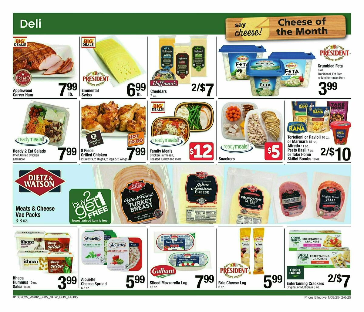 Shaw's Big Book of Savings Weekly Ad from January 8