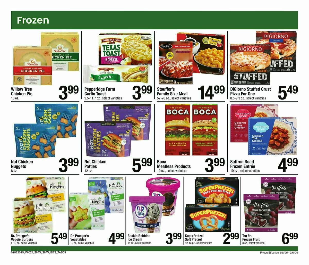 Shaw's Big Book of Savings Weekly Ad from January 8