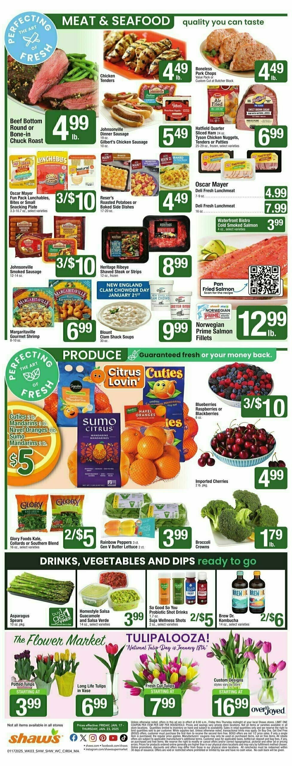 Shaw's Weekly Ad from January 17