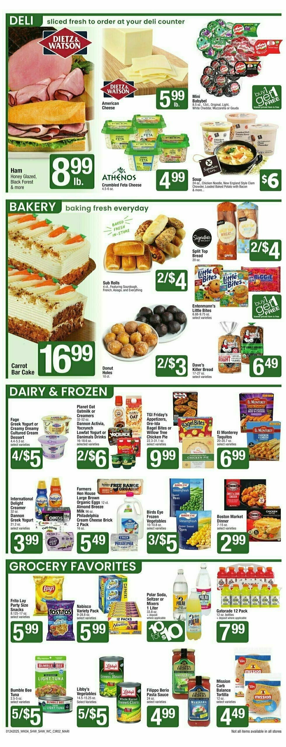 Shaw's Weekly Ad from January 24