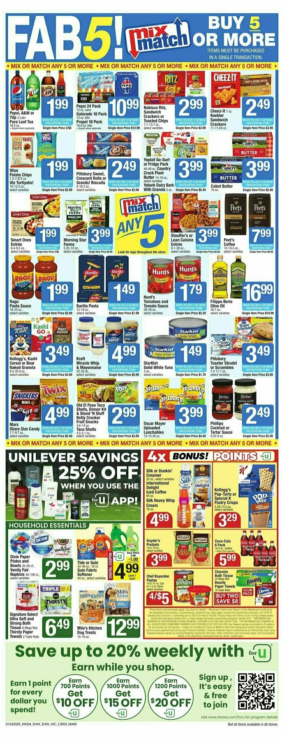 Shaw's Weekly Ad from January 24