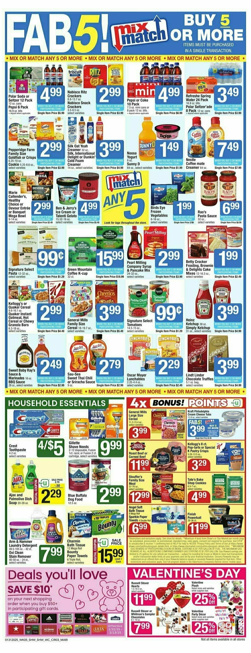 Shaw's Weekly Ad from January 31