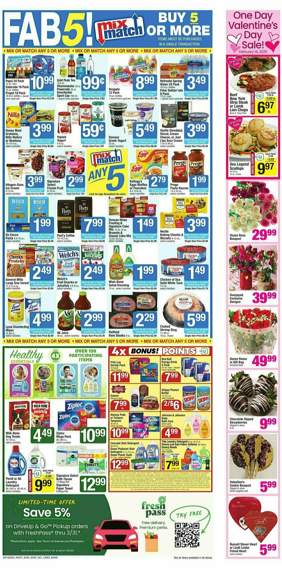 Shaw's Weekly Ad from February 14