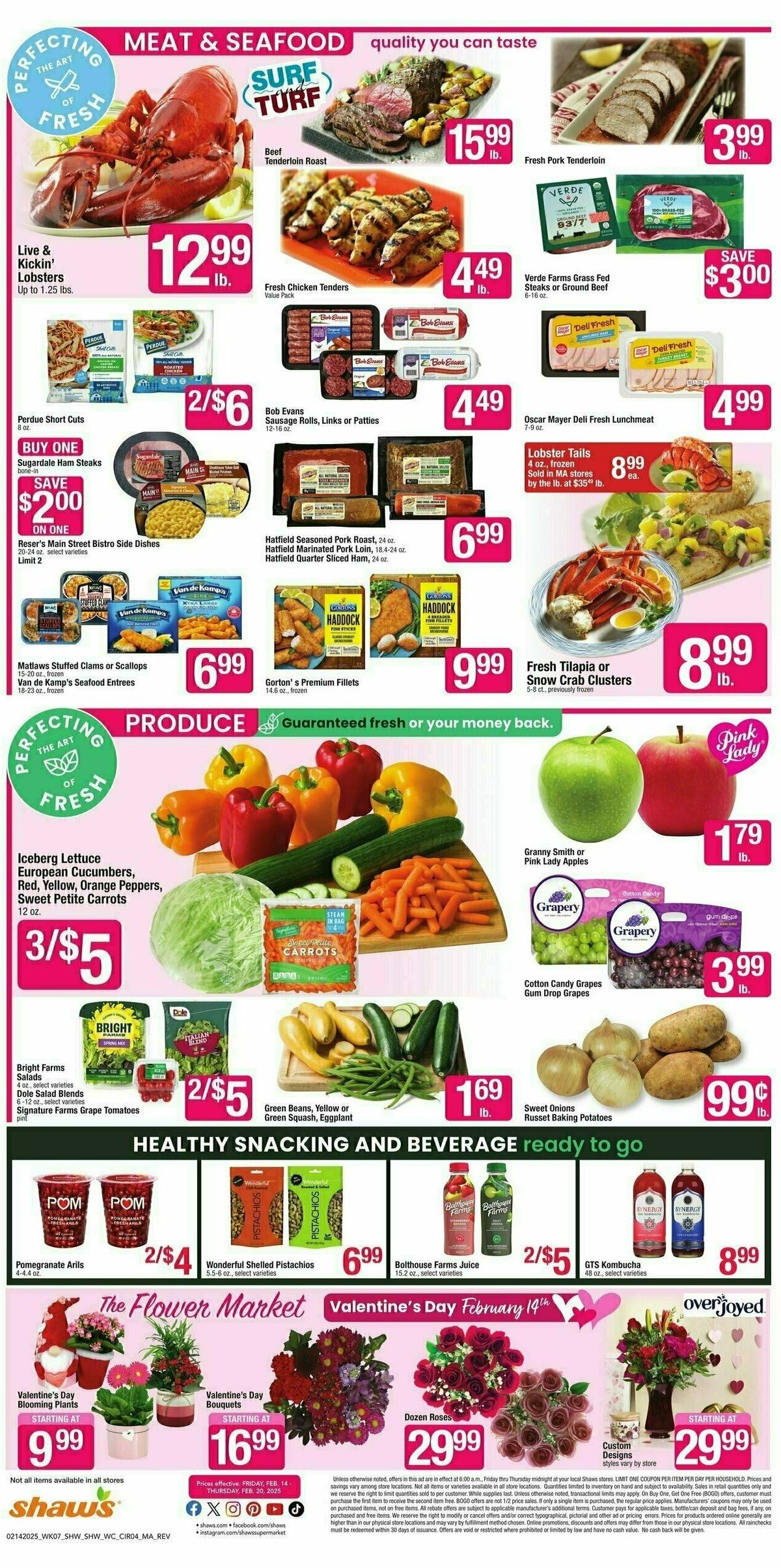 Shaw's Weekly Ad from February 14