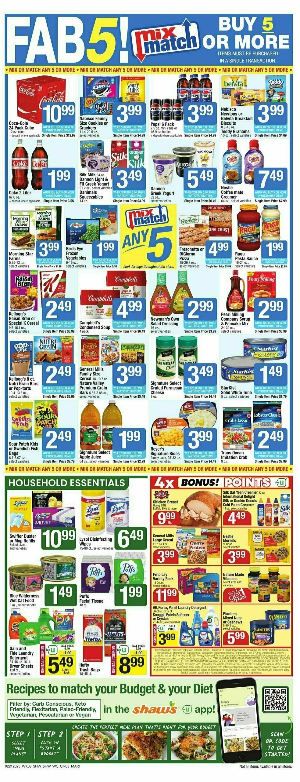 Shaw's Weekly Ad from February 21
