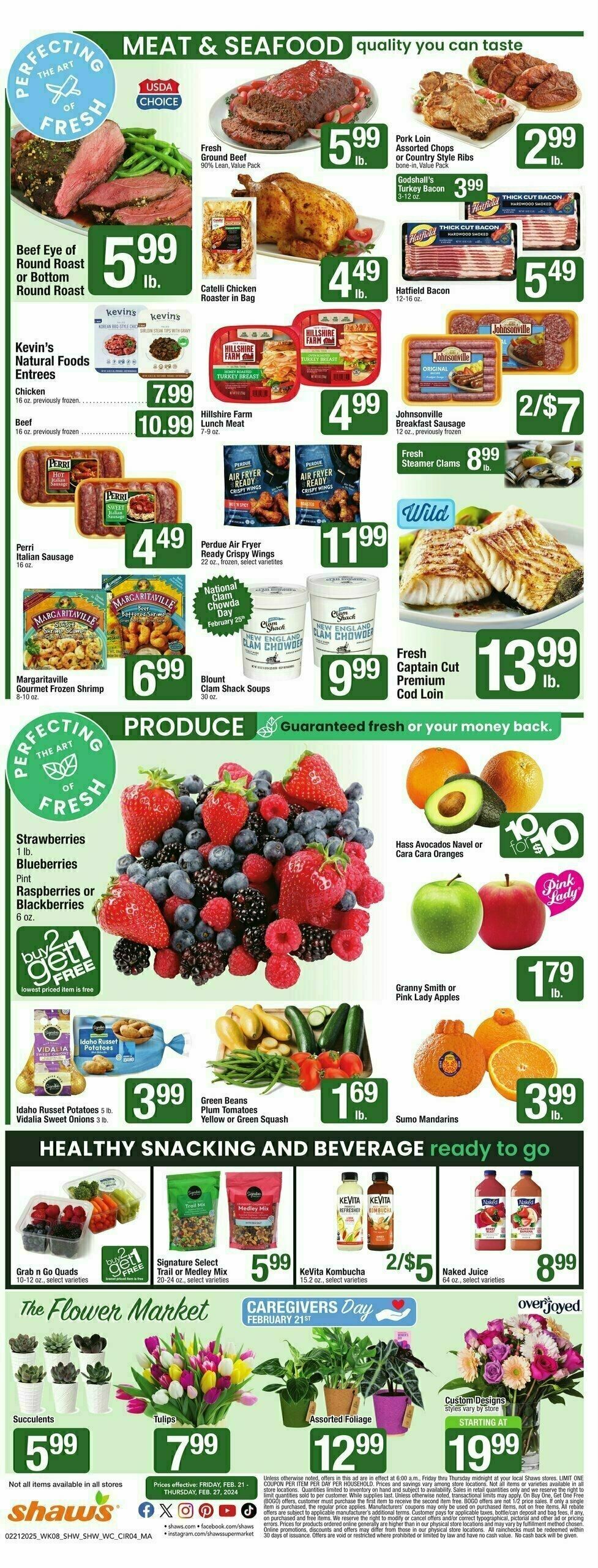 Shaw's Weekly Ad from February 21