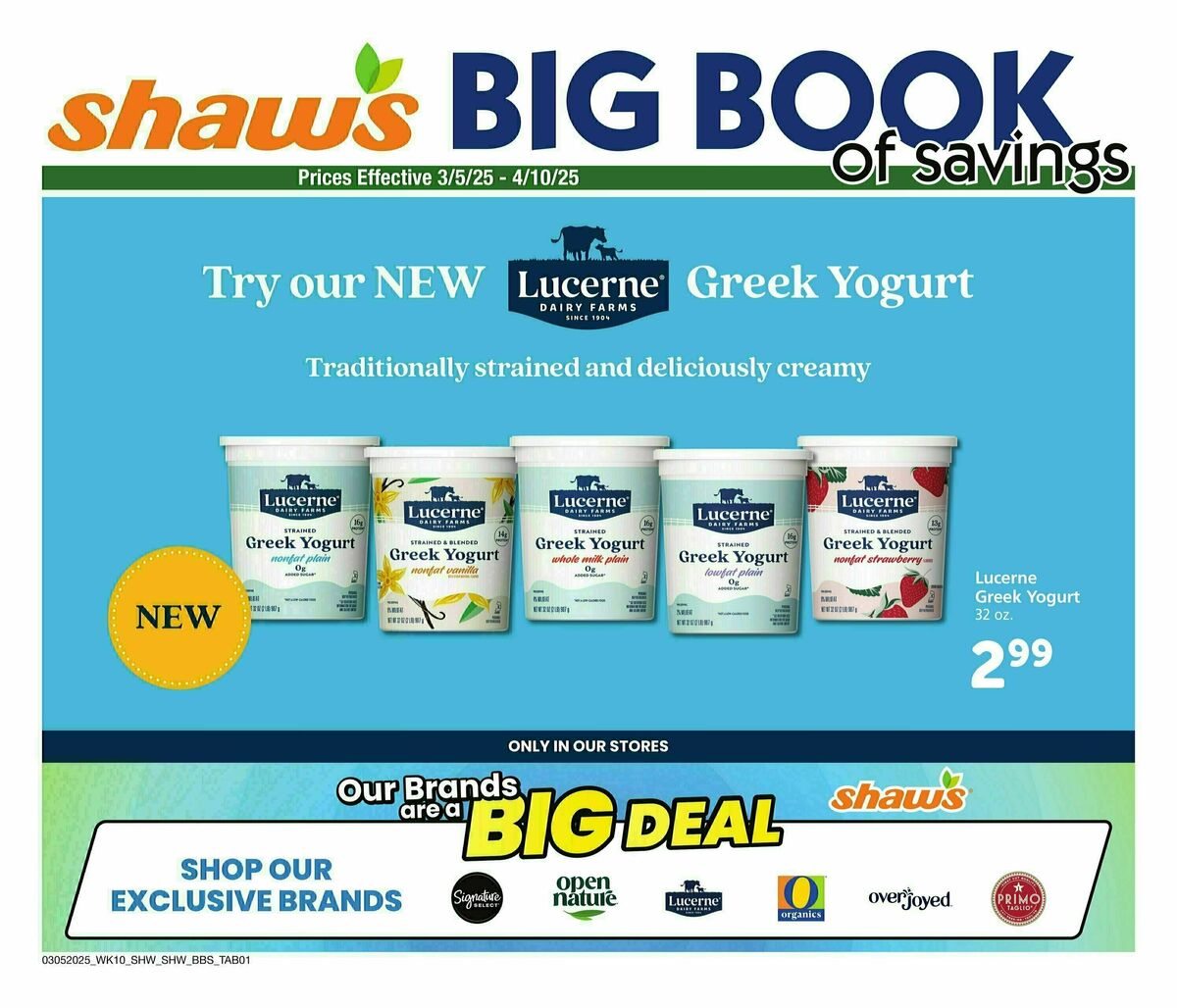 Shaw's Big Book of Savings Weekly Ad from March 5