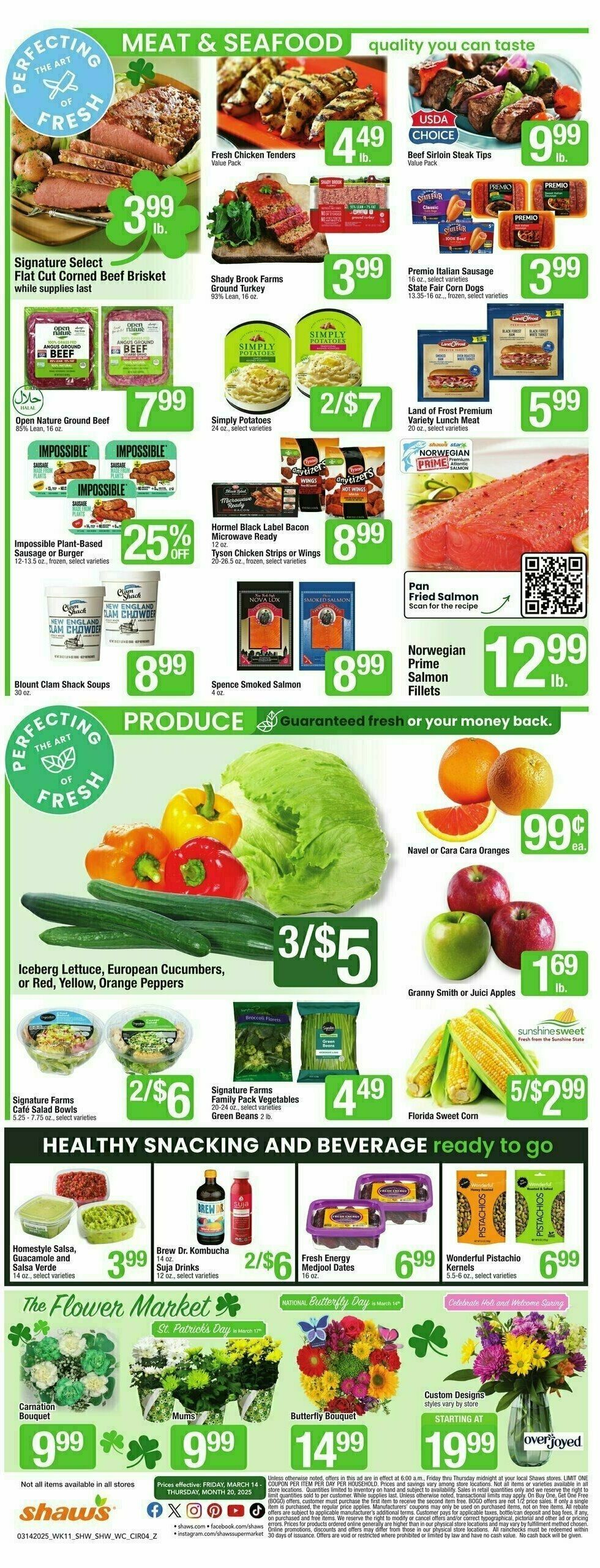 Shaw's Weekly Ad from March 14