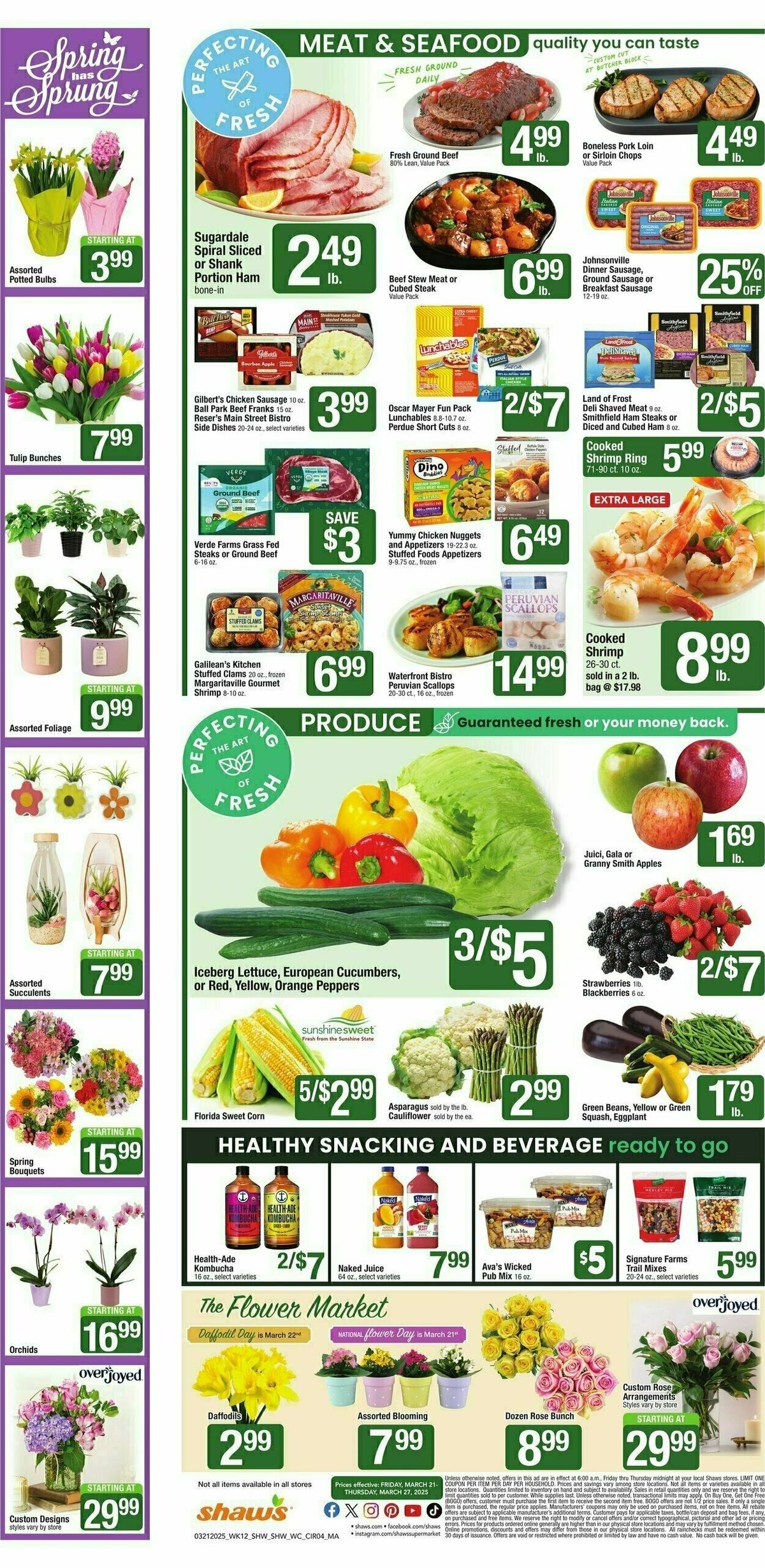 Shaw's Weekly Ad from March 21