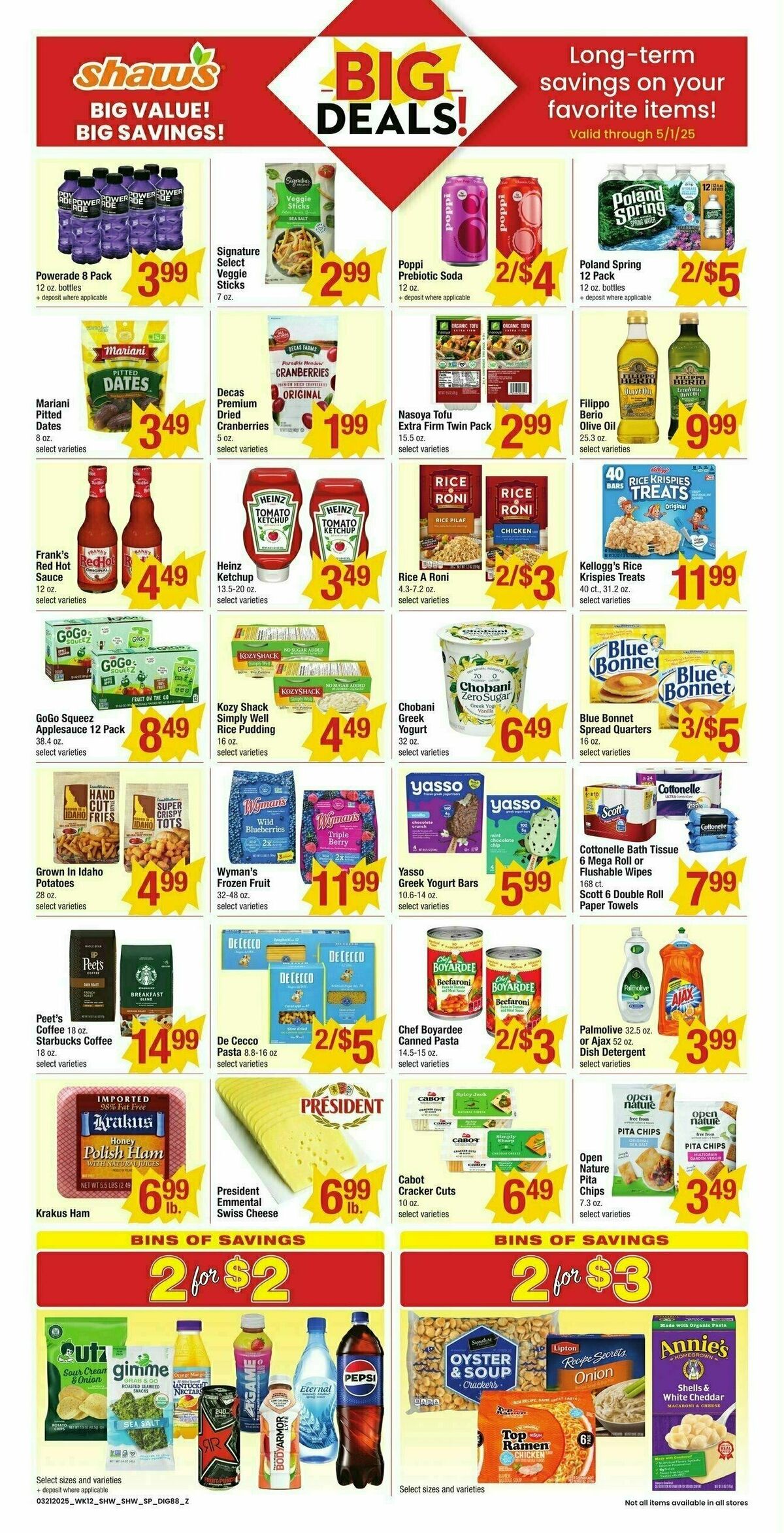 Shaw's Additional Savings Weekly Ad from March 21