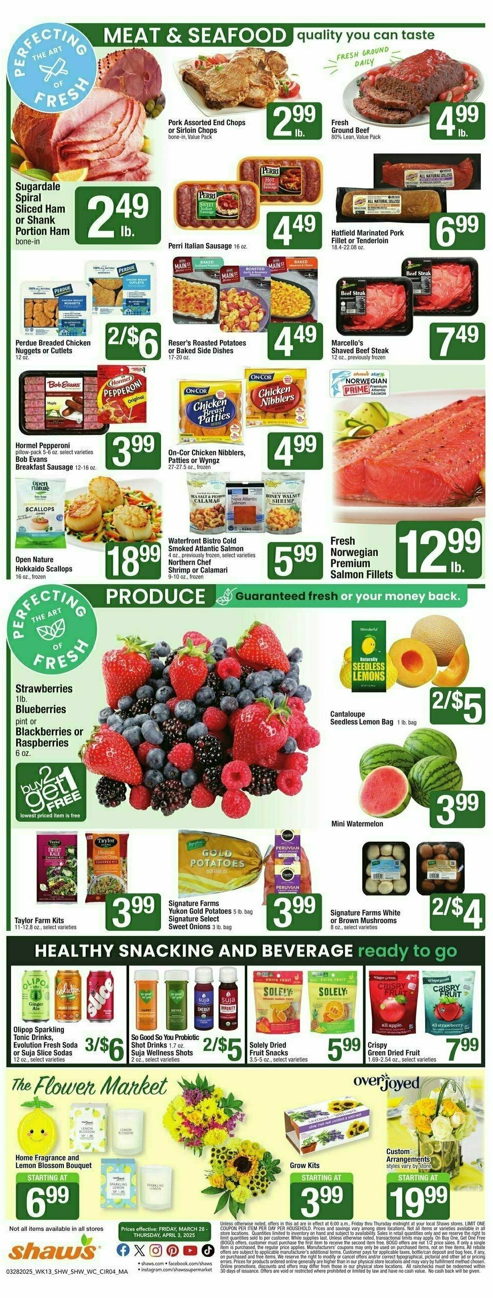 Shaw's Weekly Ad from March 28