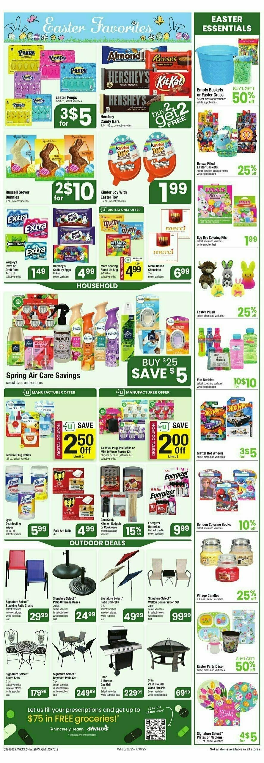 Shaw's Weekly Ad from March 28