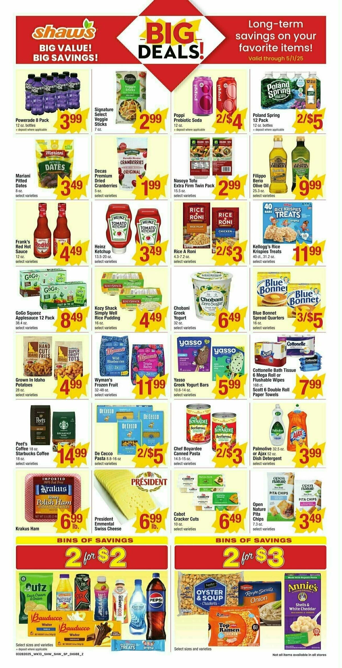 Shaw's Additional Savings Weekly Ad from March 28