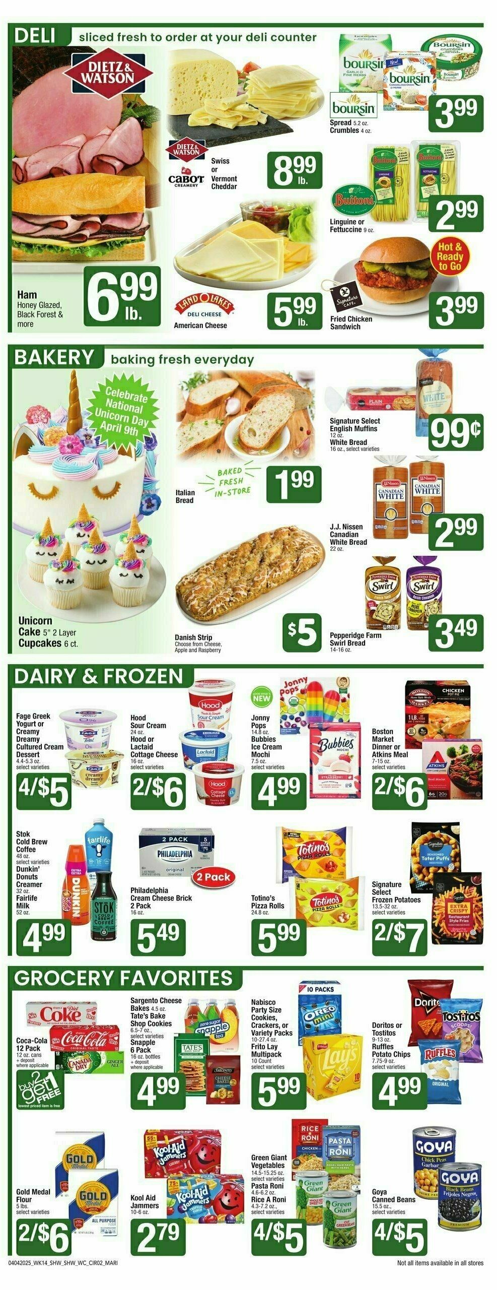 Shaw's Weekly Ad from April 4