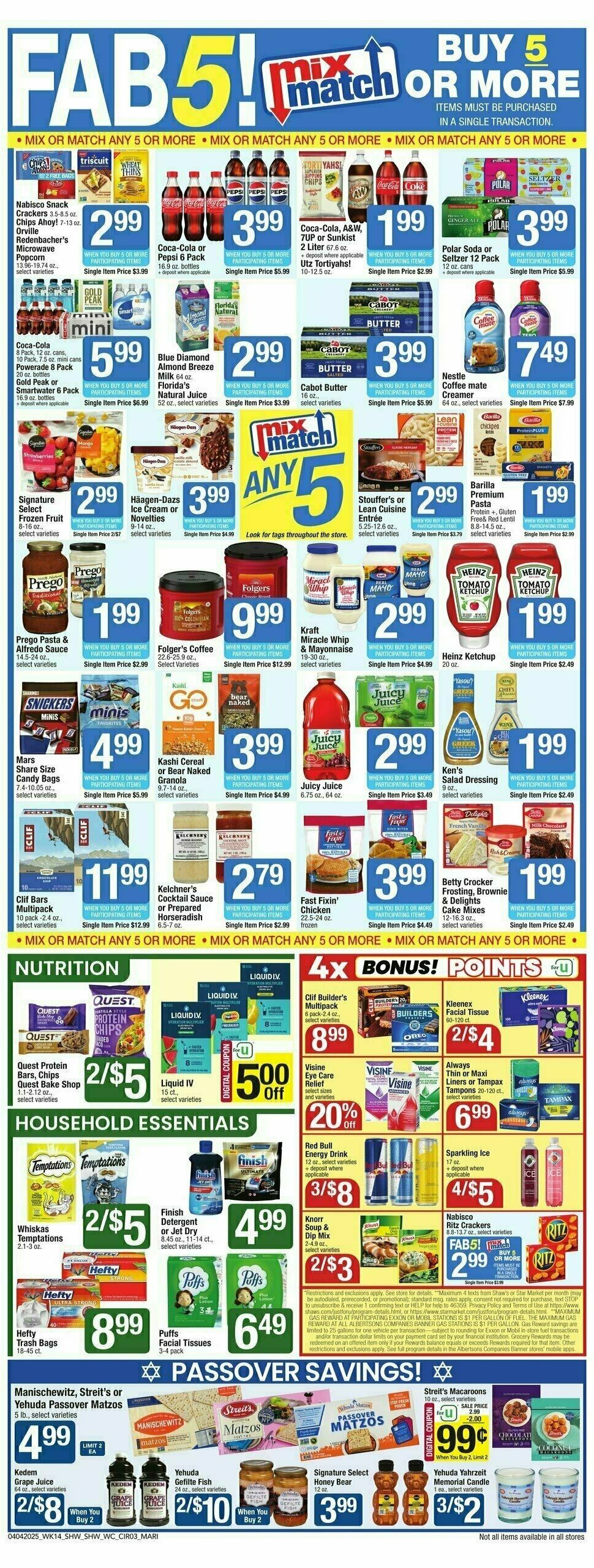 Shaw's Weekly Ad from April 4
