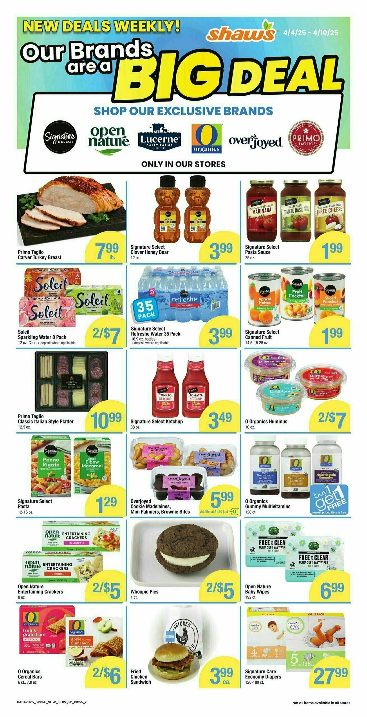 Shaw's Additional Savings Weekly Ad from April 4