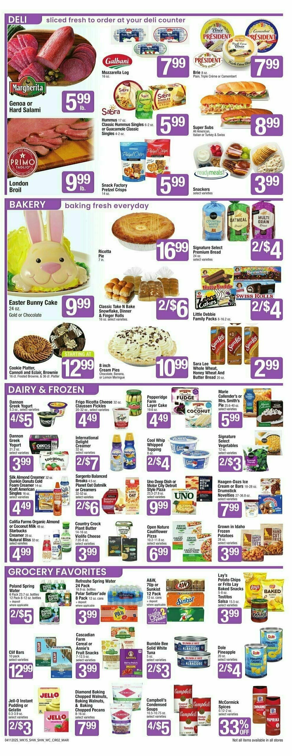 Shaw's Weekly Ad from April 11