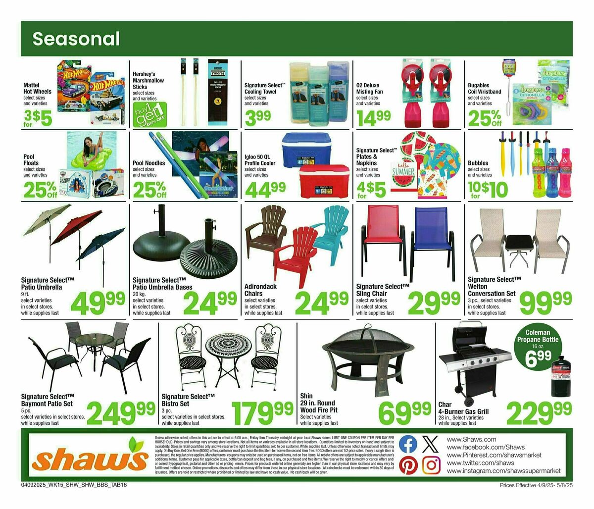 Shaw's Big Book of Savings Weekly Ad from April 4