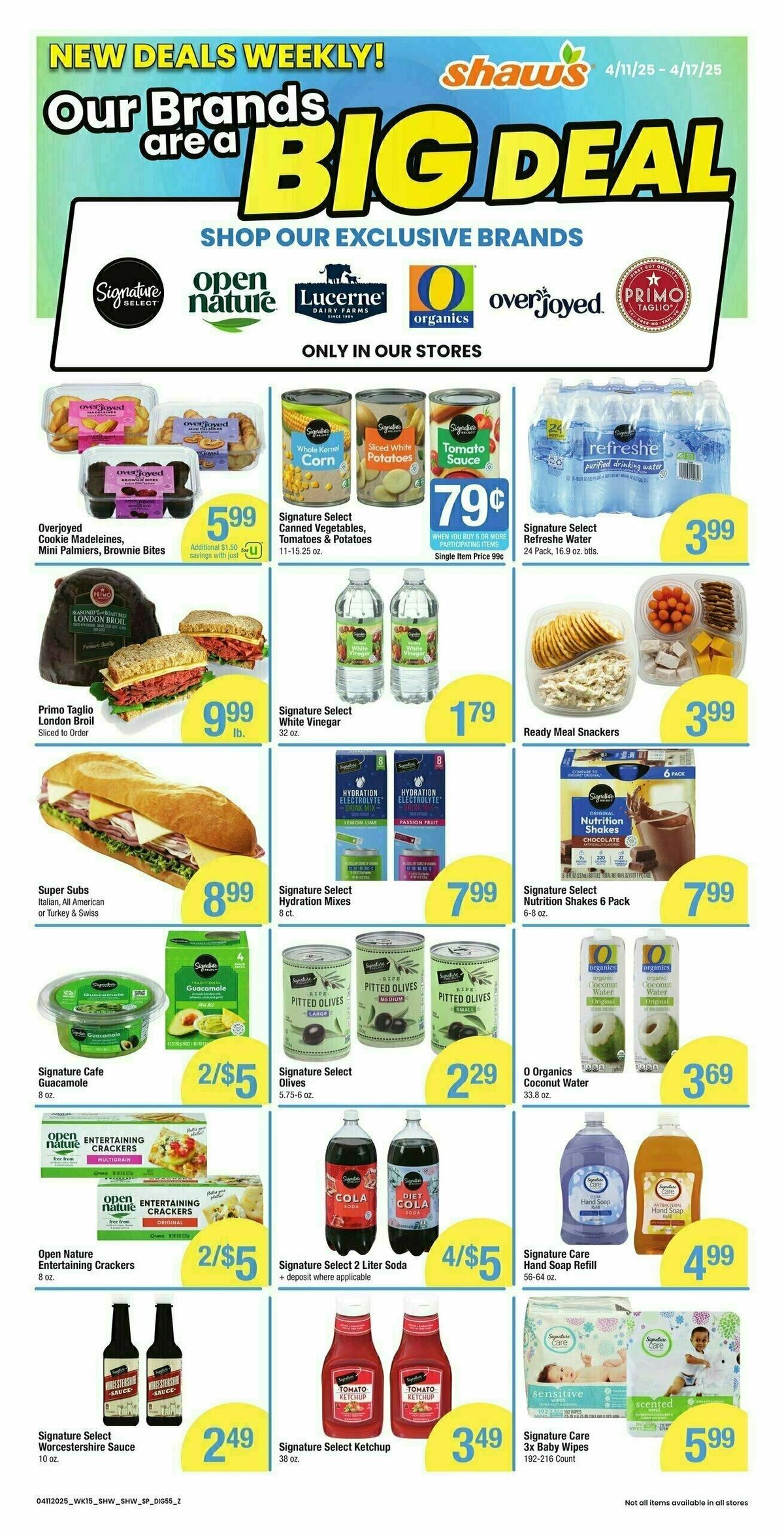Shaw's Additional Savings Weekly Ad from April 11