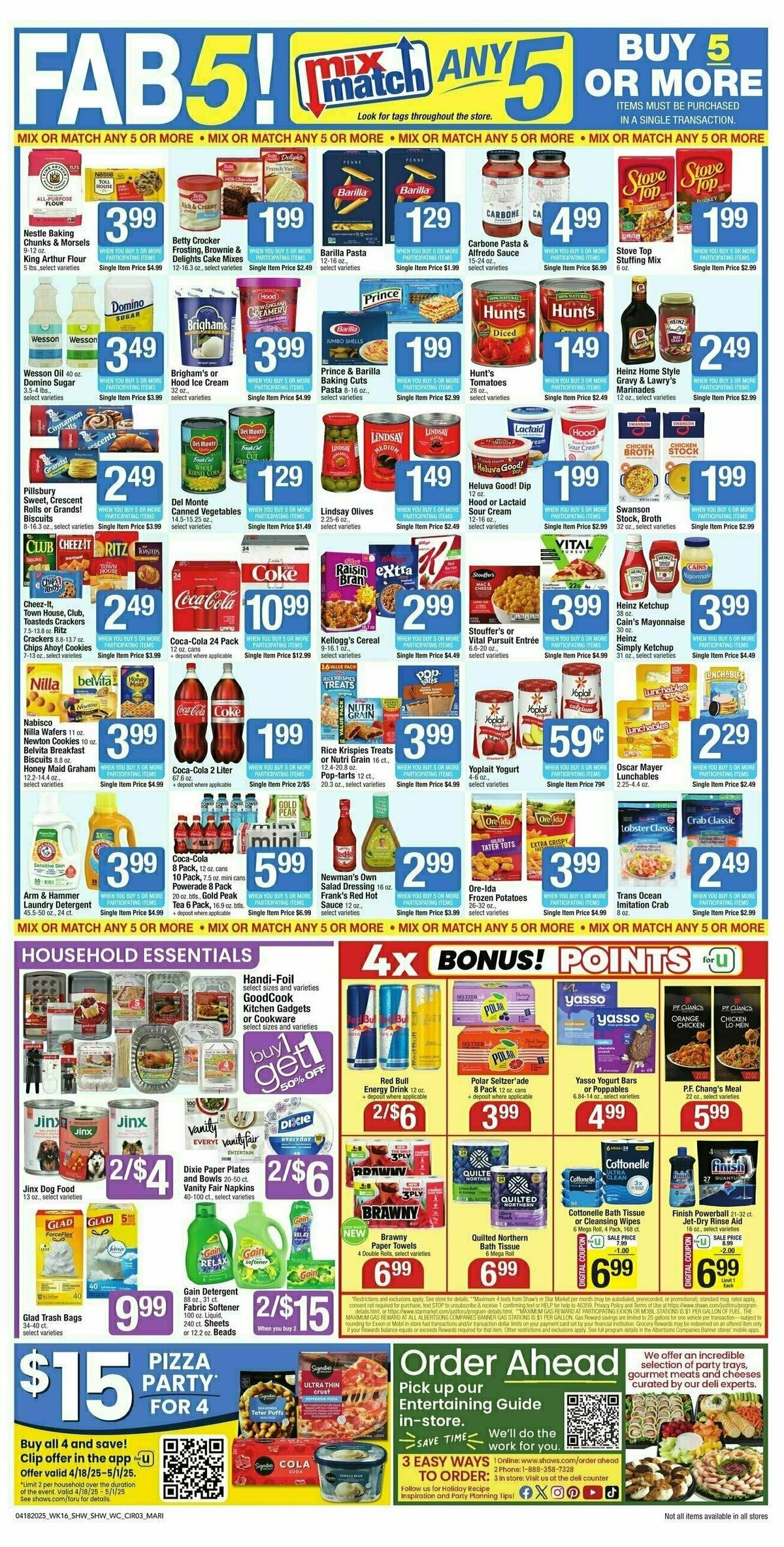 Shaw's Weekly Ad from April 18