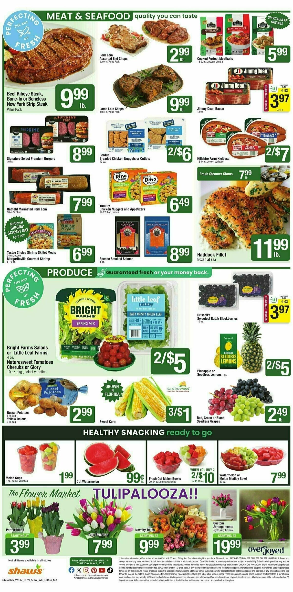 Shaw's Weekly Ad from April 25