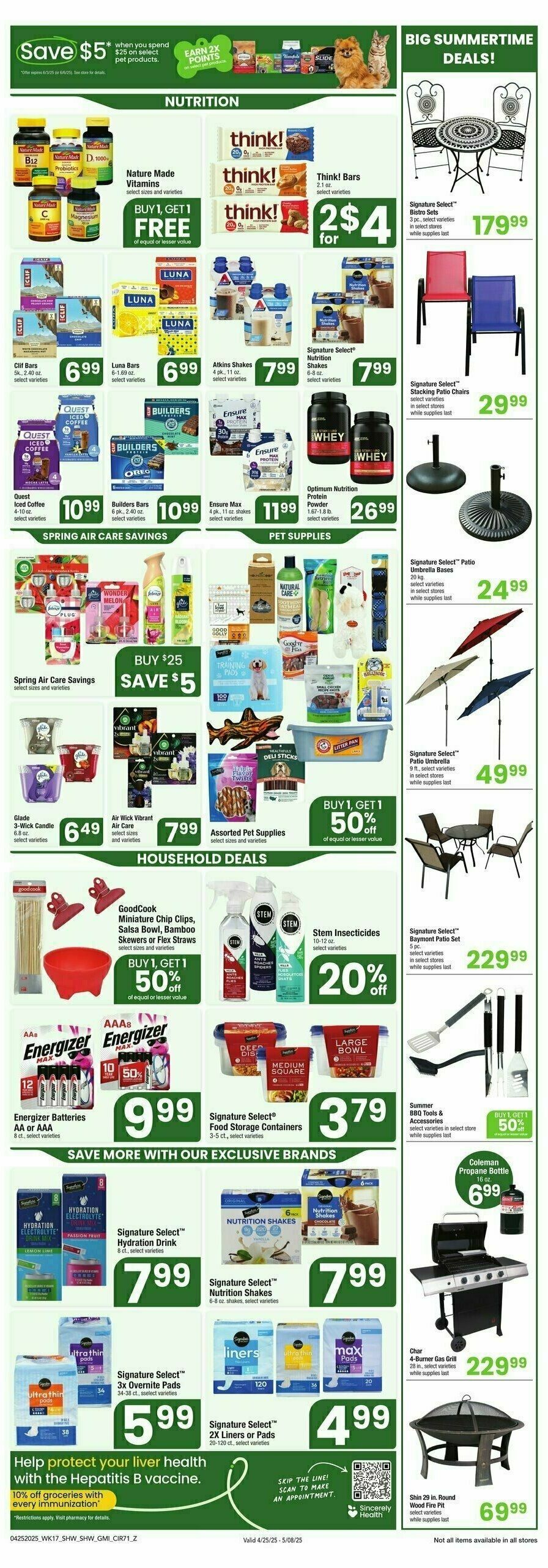 Shaw's Weekly Ad from April 25