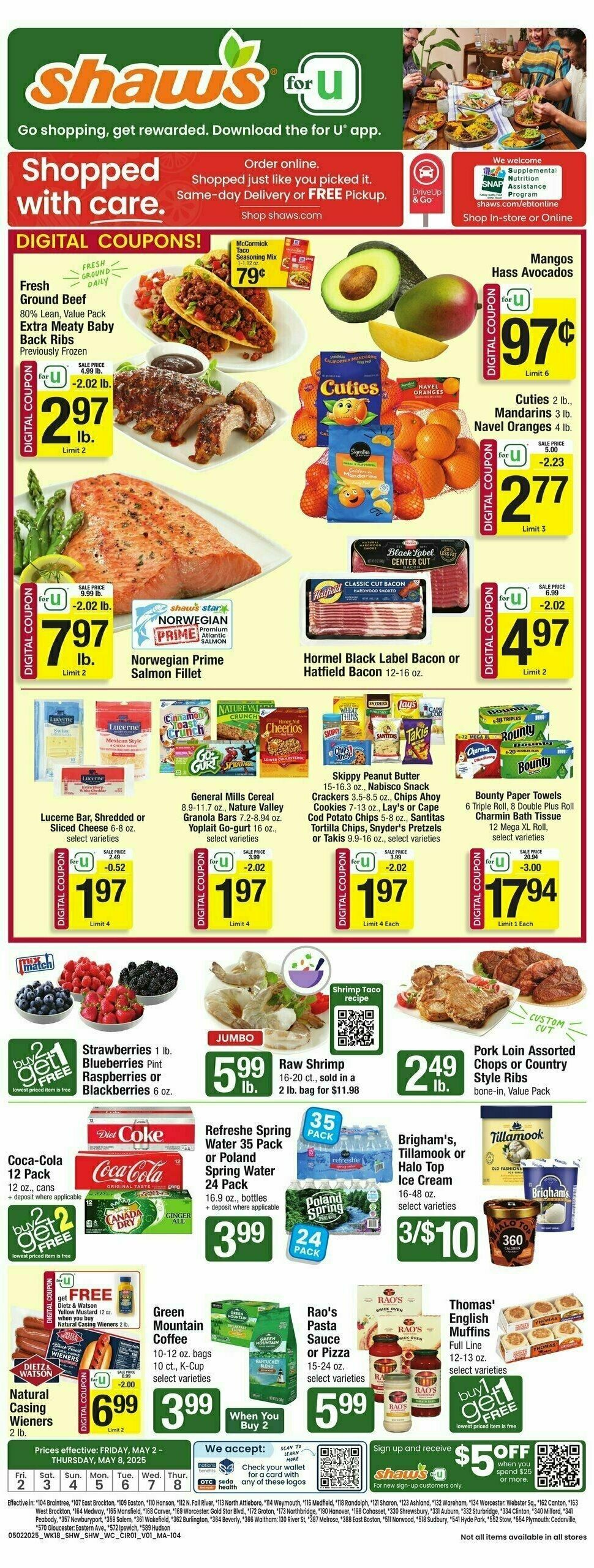 Shaw's Weekly Ad from May 2