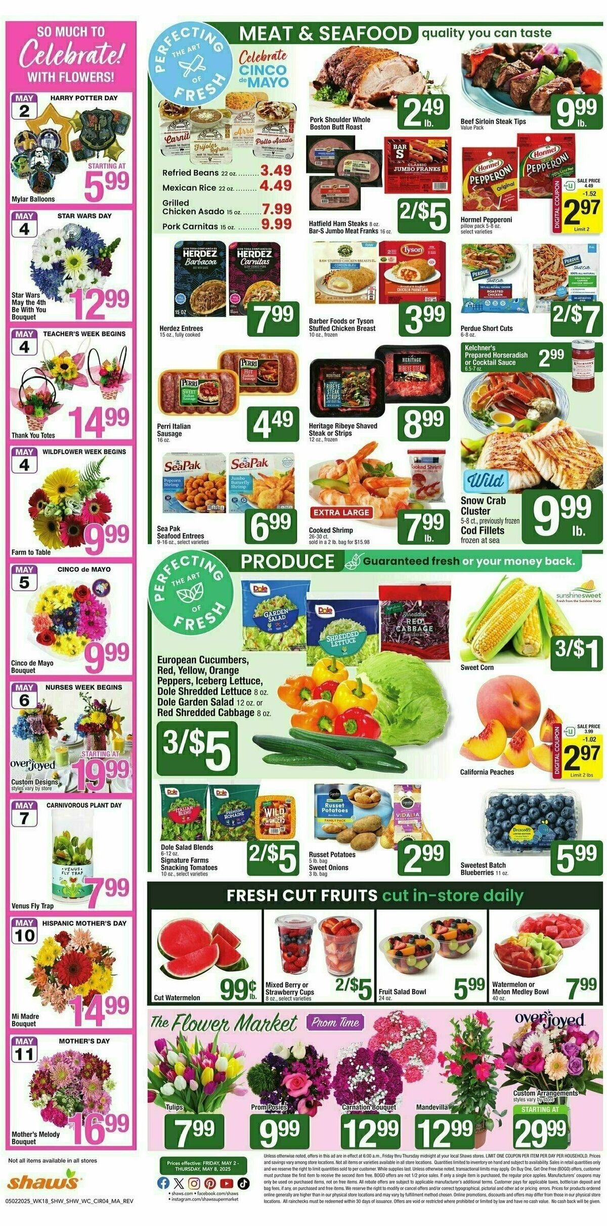 Shaw's Weekly Ad from May 2