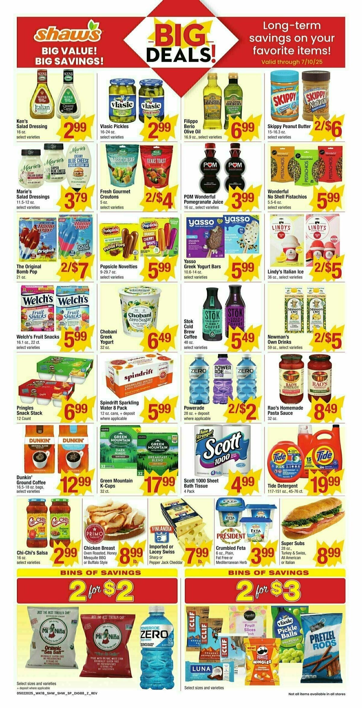 Shaw's Additional Savings Weekly Ad from May 2