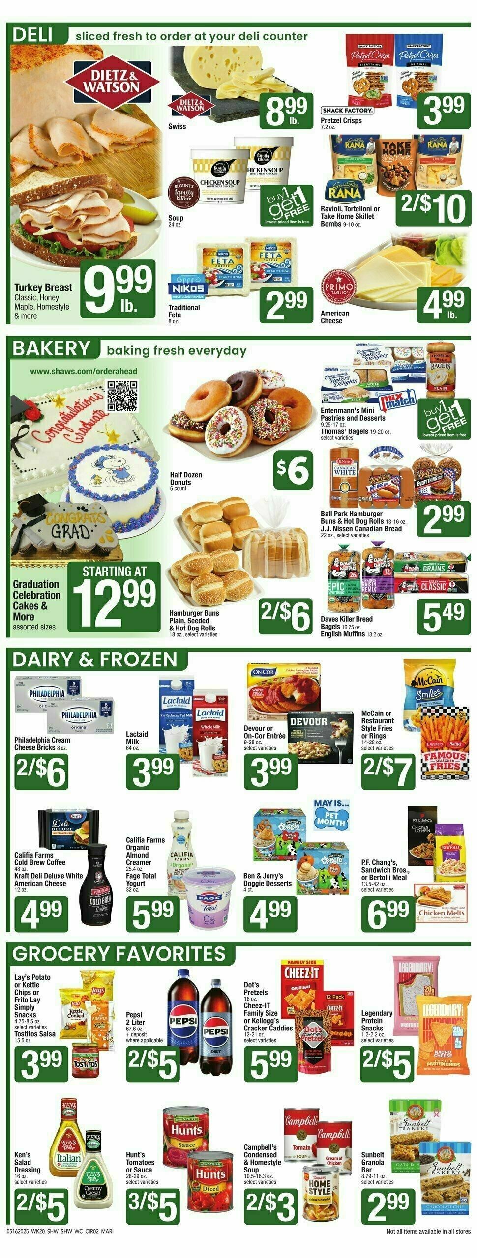 Shaw's Weekly Ad from May 16
