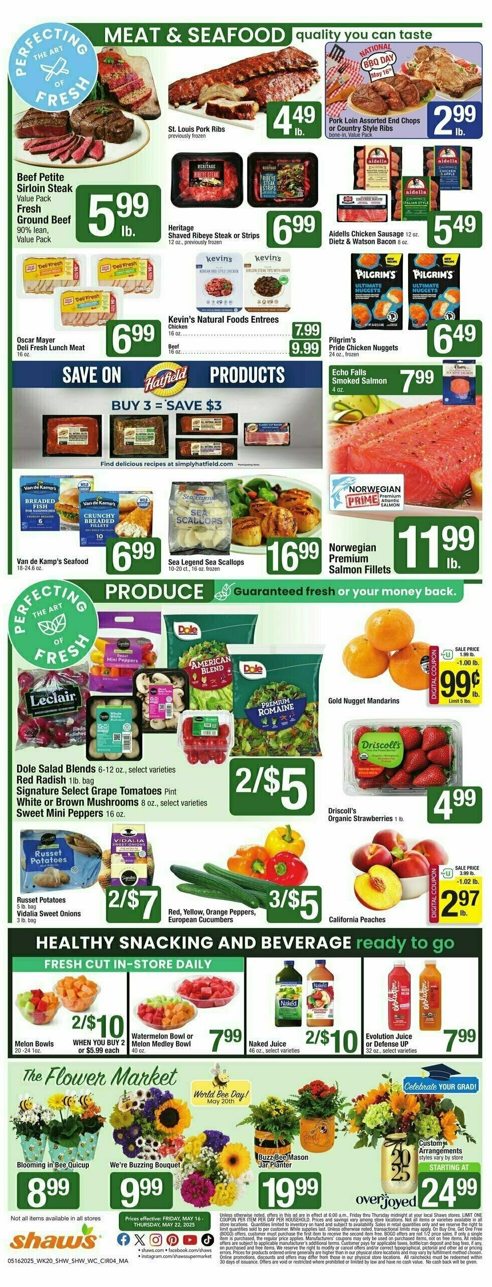 Shaw's Weekly Ad from May 16