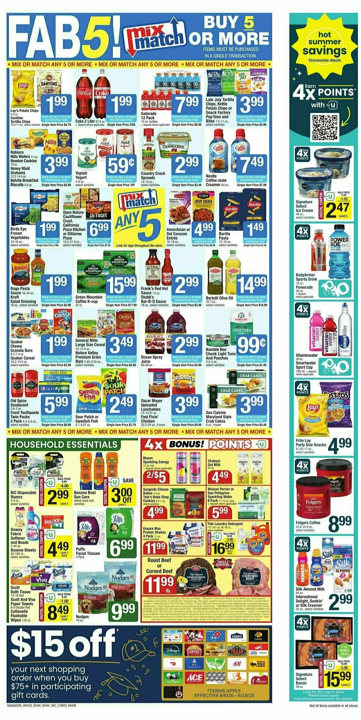 Shaw's Weekly Ad from June 6