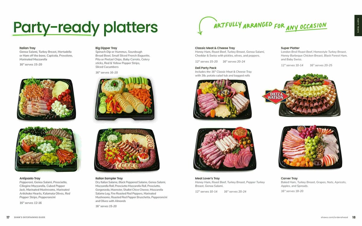 Shaw's Entertaining Guide Weekly Ad from December 31