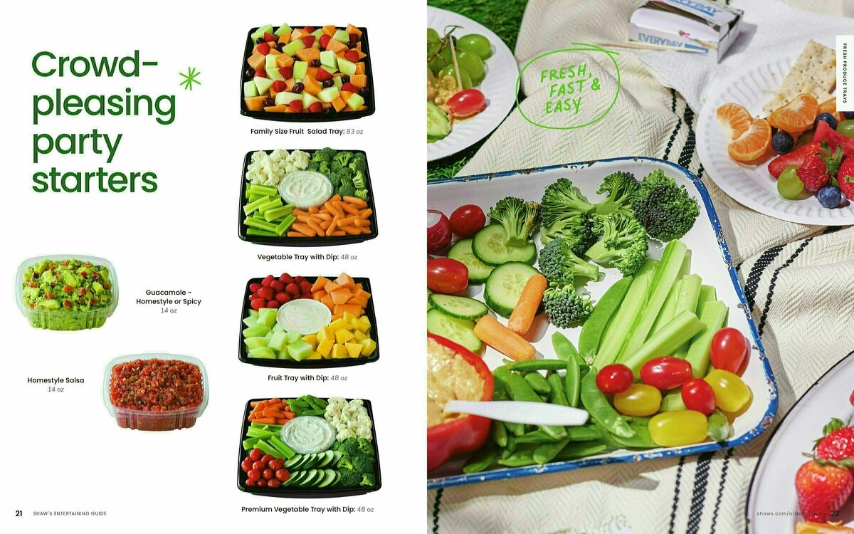 Shaw's Entertaining Guide Weekly Ad from December 31