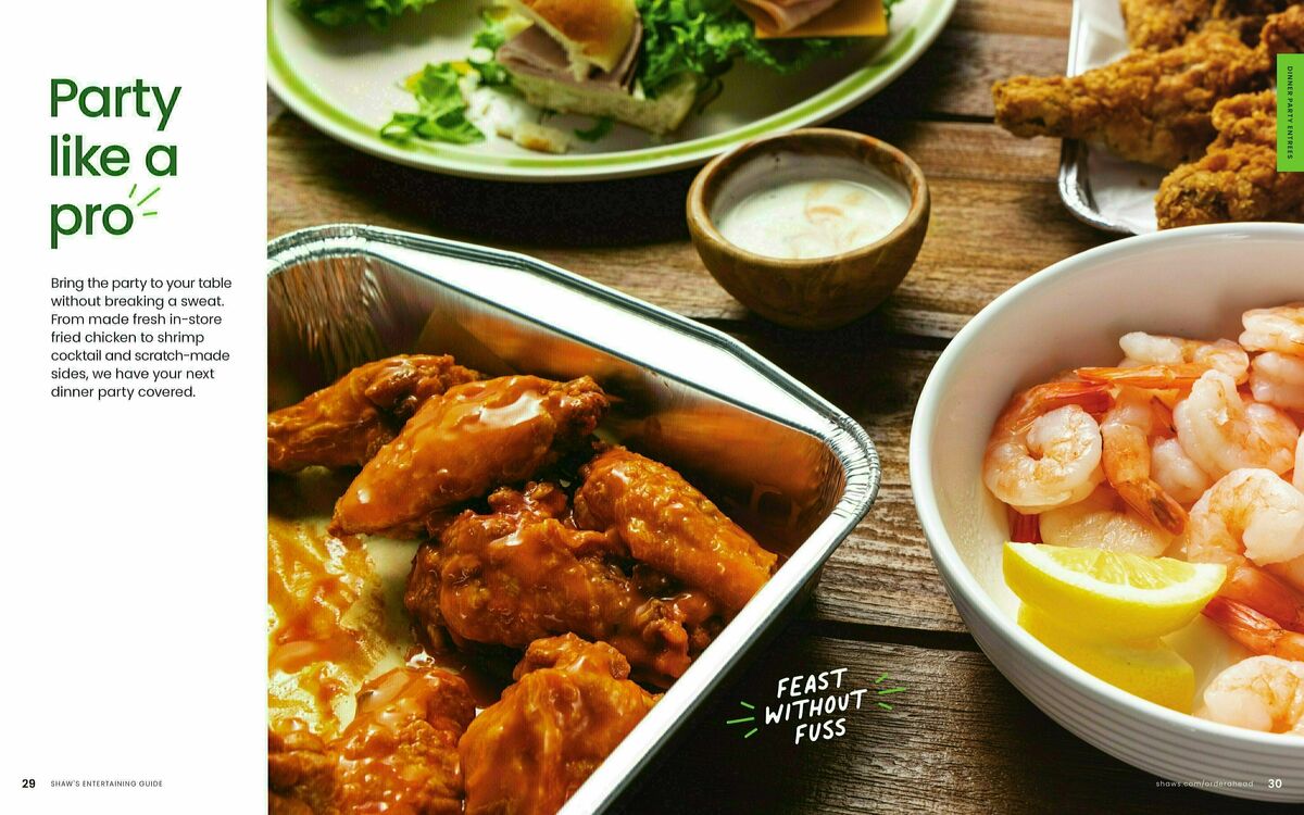 Shaw's Entertaining Guide Weekly Ad from December 31