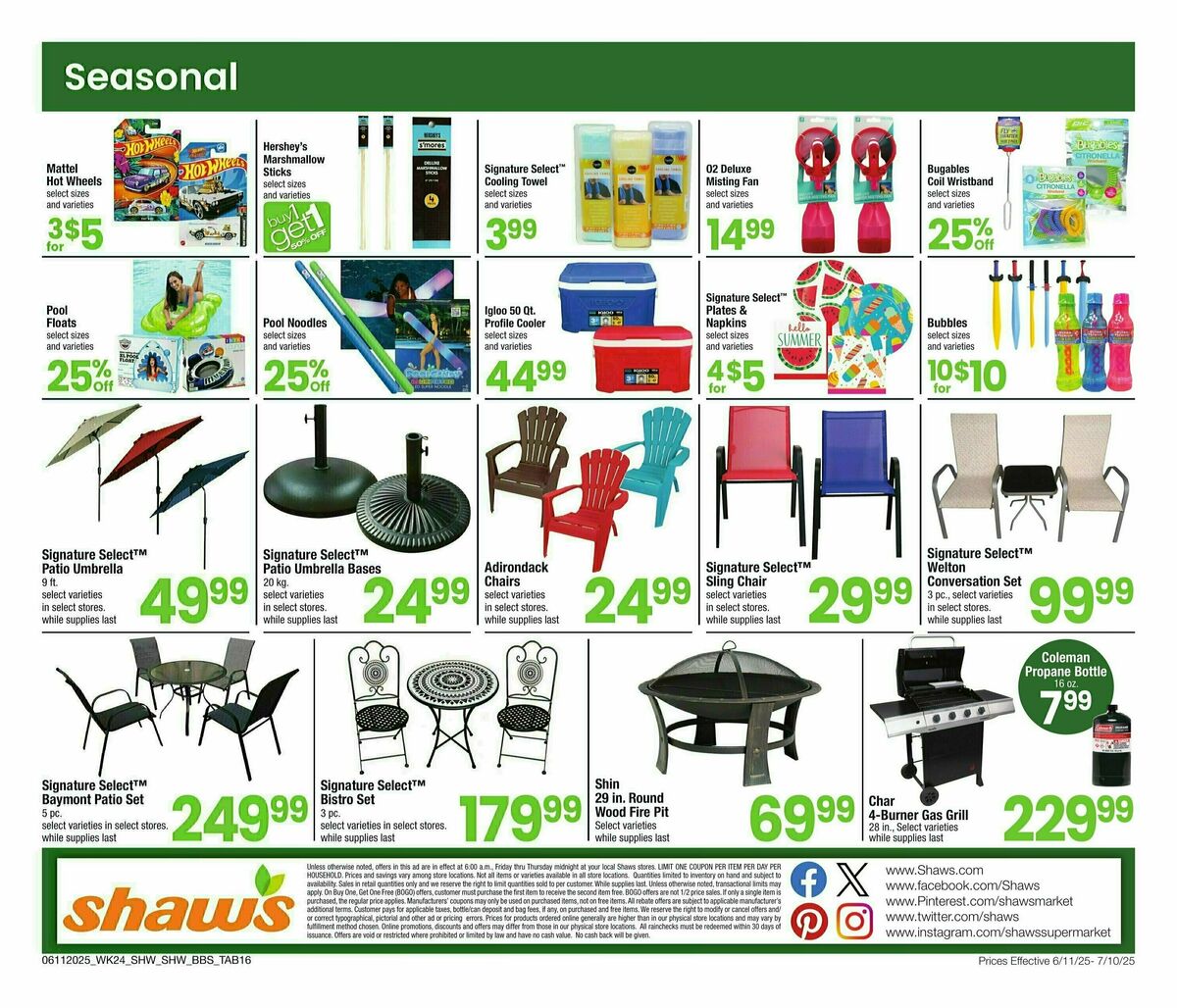 Shaw's Big Book of Savings Weekly Ad from June 11