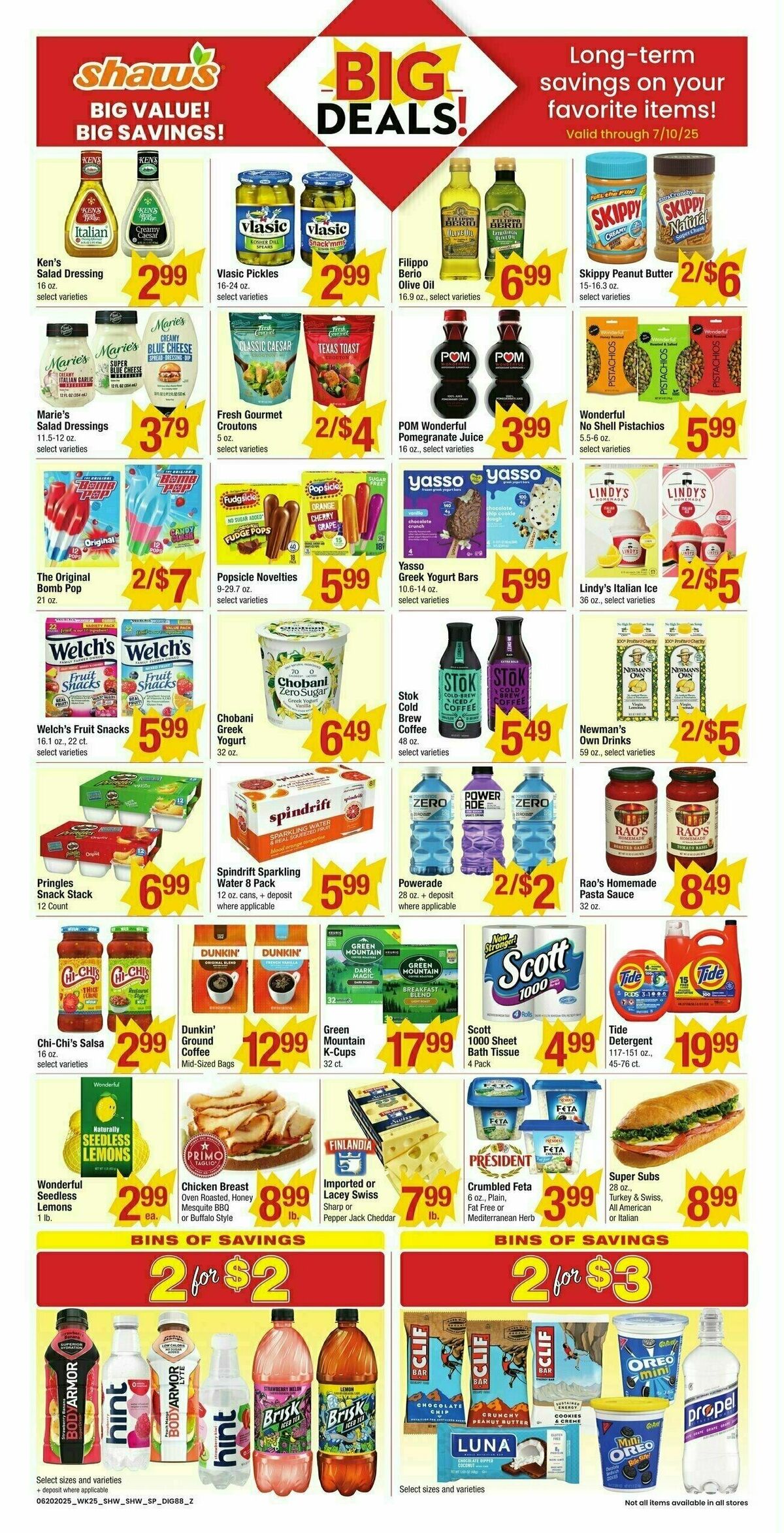 Shaw's Additional Savings Weekly Ad from June 20
