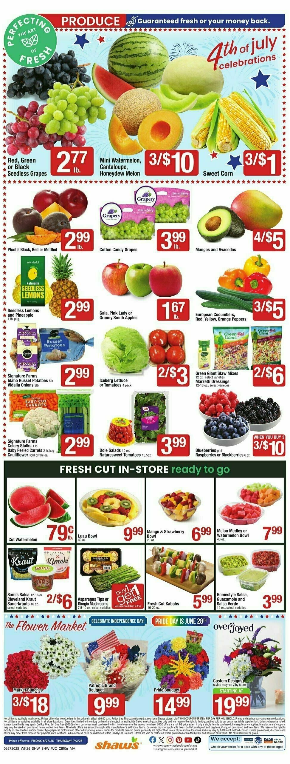 Shaw's Weekly Ad from June 27
