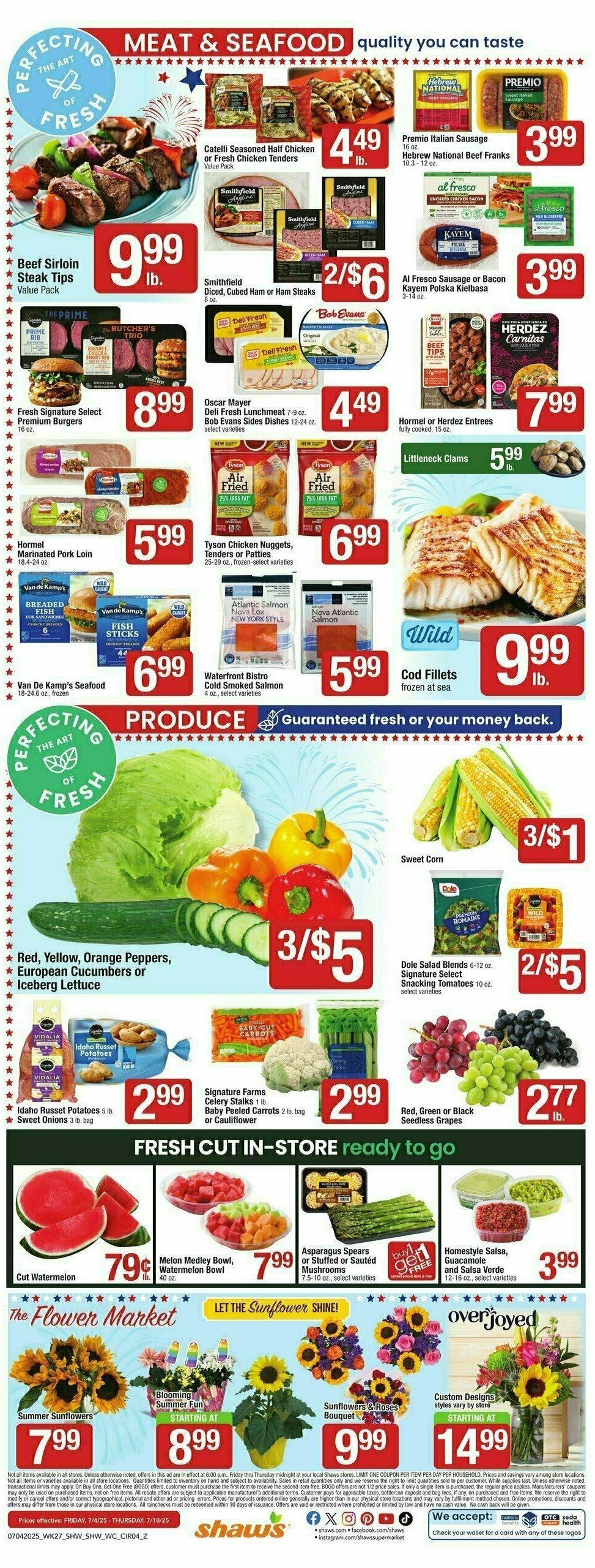 Shaw's Weekly Ad from July 4