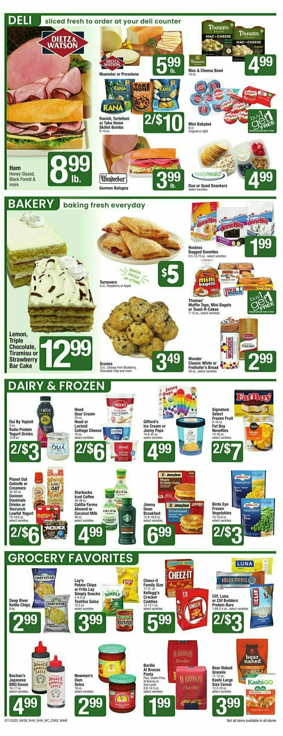 Shaw's Weekly Ad from July 11
