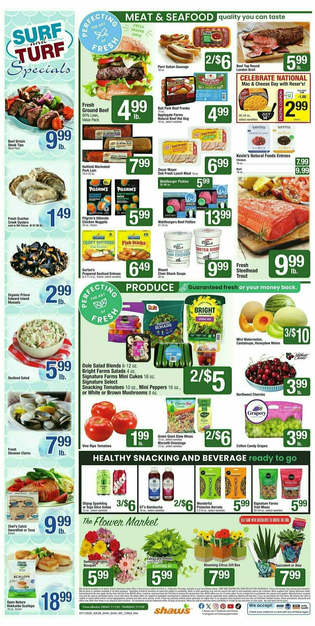 Shaw's Weekly Ad from July 11