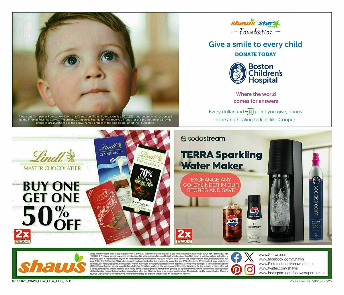 Shaw's Big Book of Savings Weekly Ad from July 9