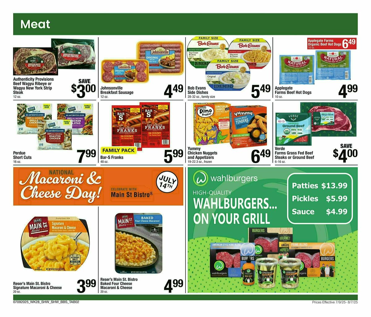 Shaw's Big Book of Savings Weekly Ad from July 9