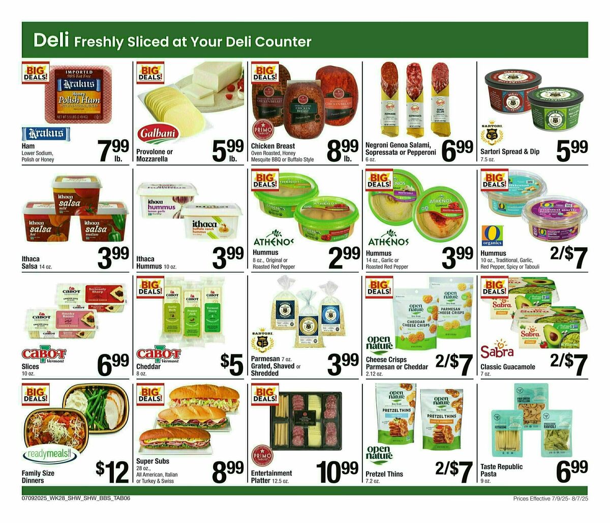 Shaw's Big Book of Savings Weekly Ad from July 9