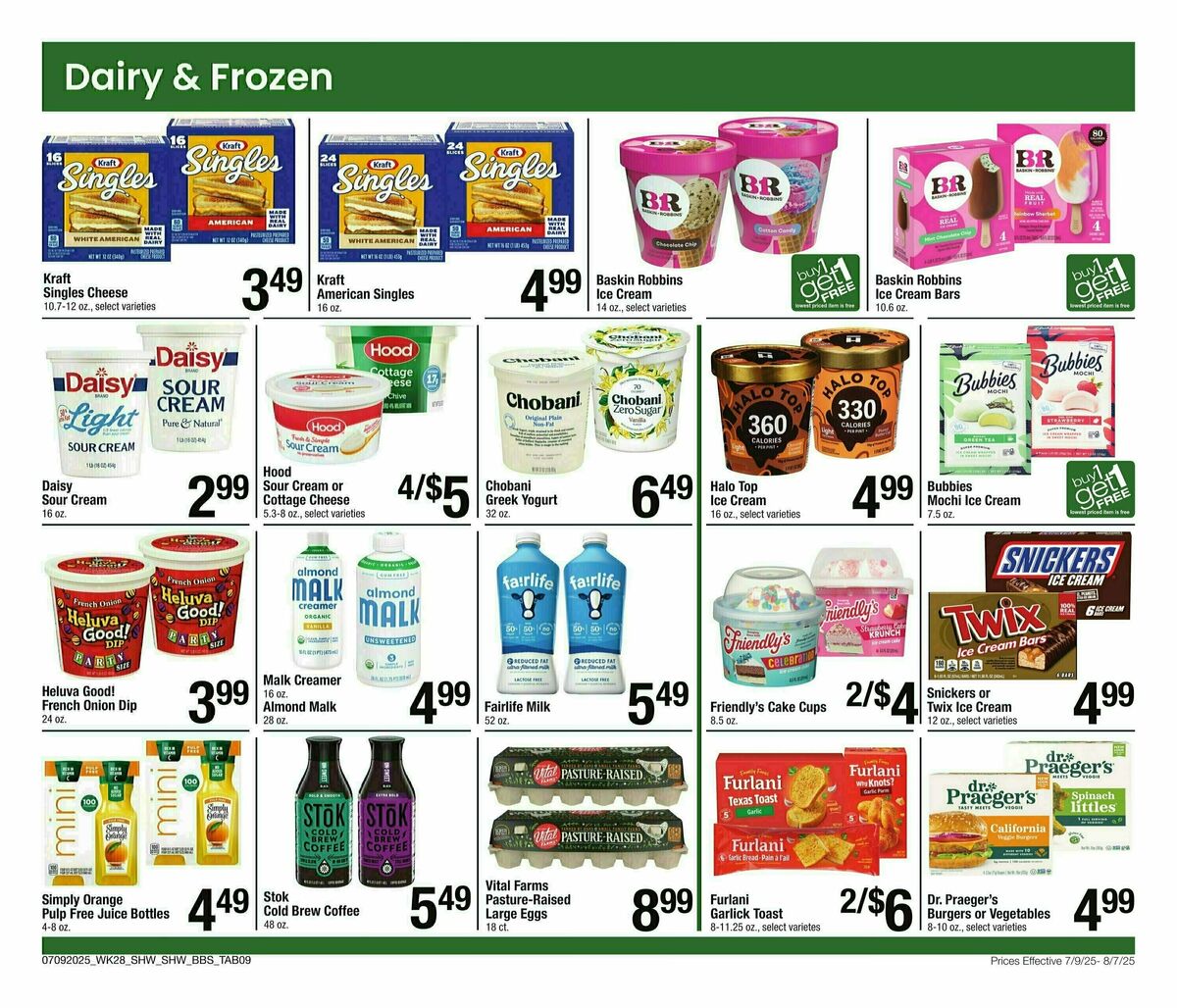 Shaw's Big Book of Savings Weekly Ad from July 9