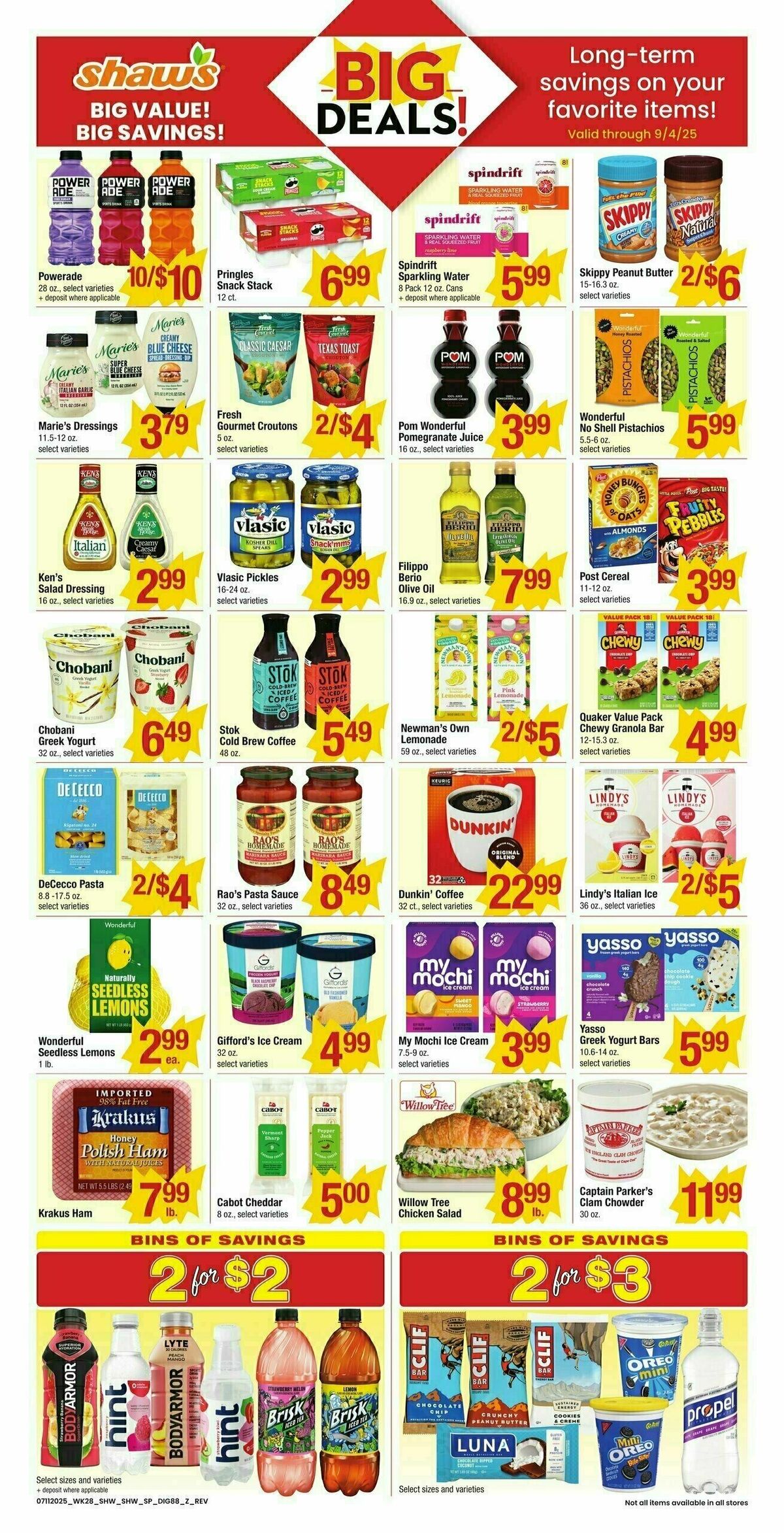 Shaw's Additional Savings Weekly Ad from July 11