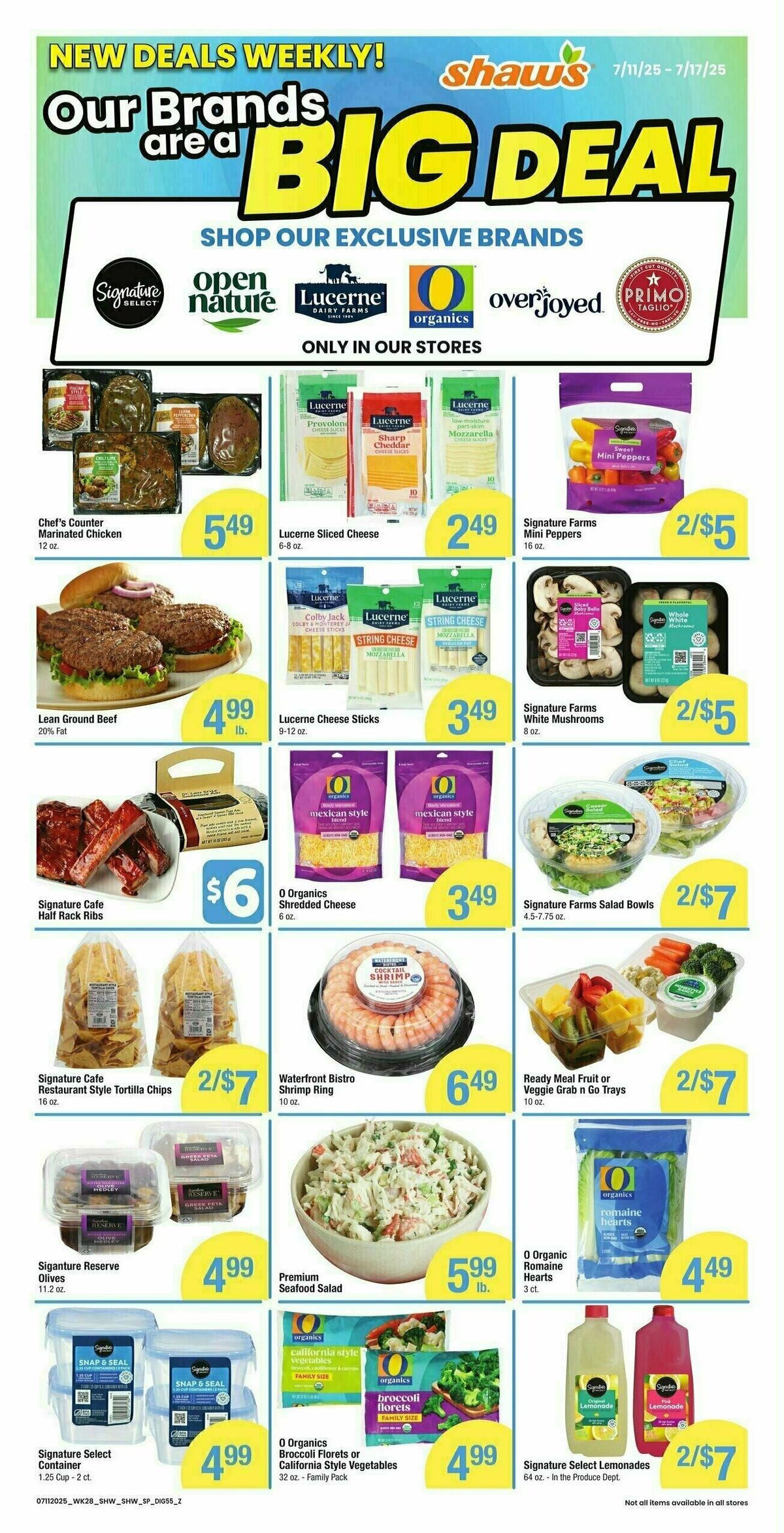 Shaw's Additional Savings Weekly Ad from July 11