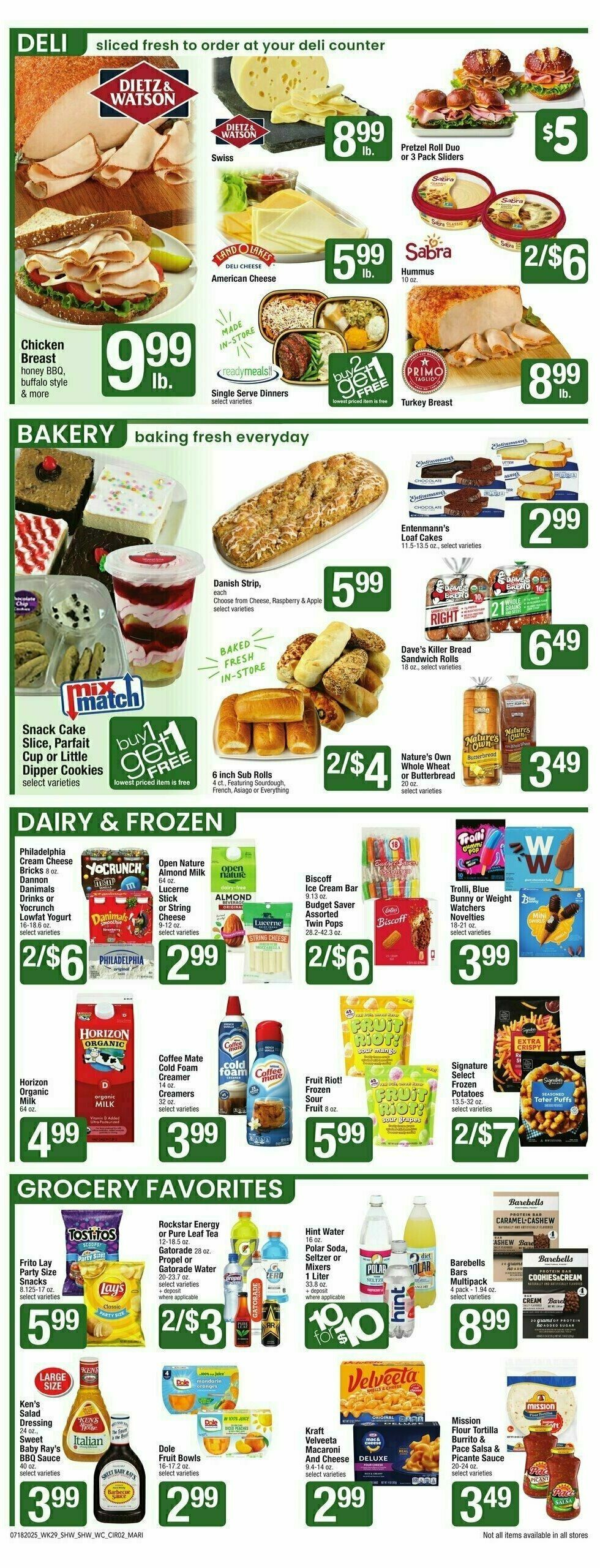 Shaw's Weekly Ad from July 18